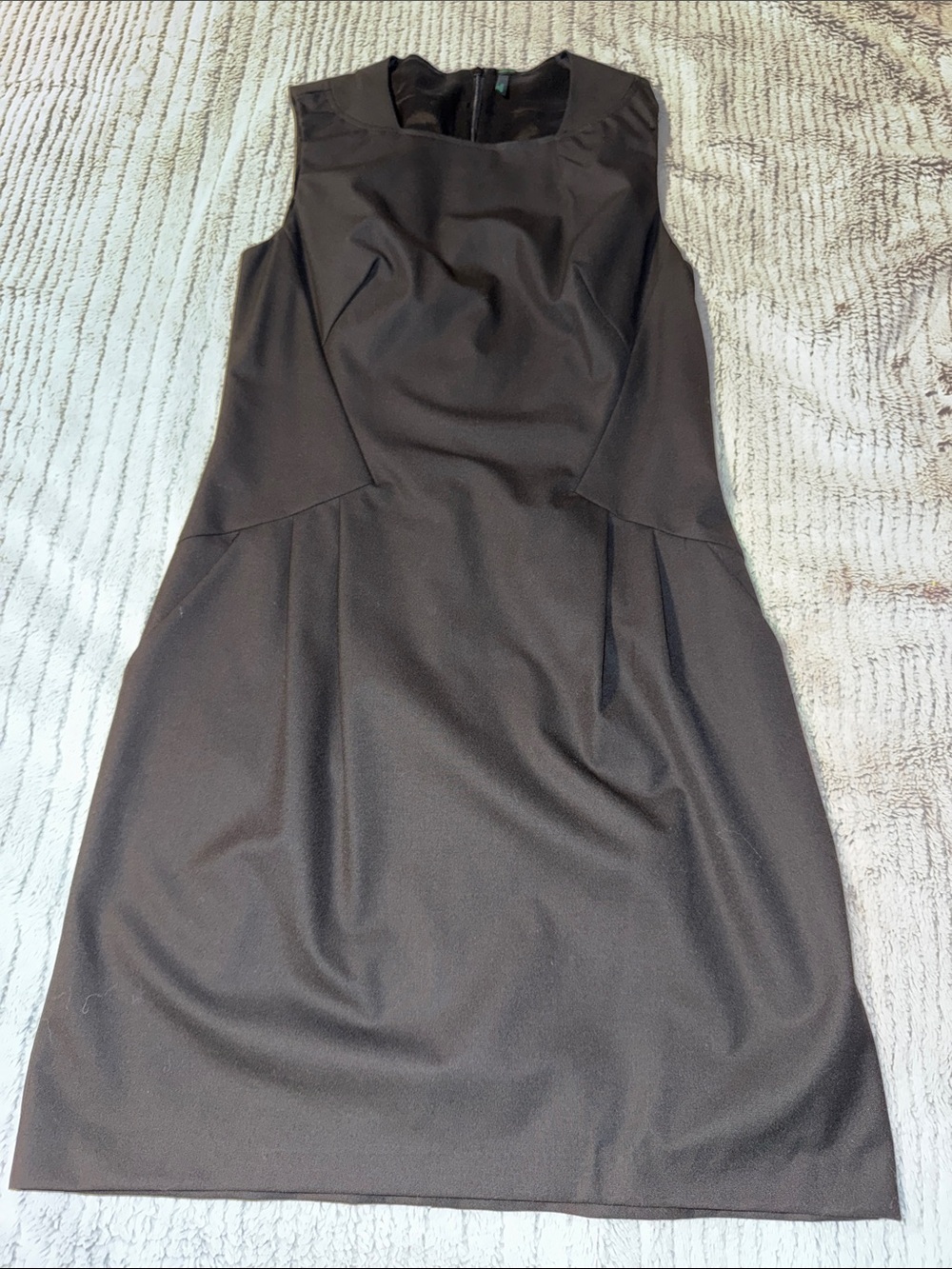 Sleeveless Black Sheath Dress